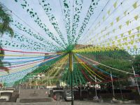 Ribeira Brava geschmücht für das St. Pedro Fest