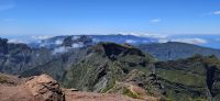Blick vom Pico Ruivo zur Hochebene Paul da Serra