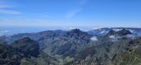 Blick vom Pico Ruivo zum Pico Grande