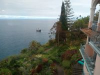 Blick von der Terrasse des Reid's Hotel, die 