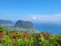 Blick zum Adlerfelsen/Portela Pass/Madeira