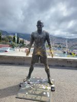 Cristiano Ronaldo Denkmal/Funchal/Madeira