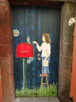 Funchal und seine bemalten Türen in der Rua Santa Maria