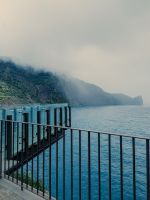 Aussichtsplattform am Meer in der Nähe von Santana/Madeira