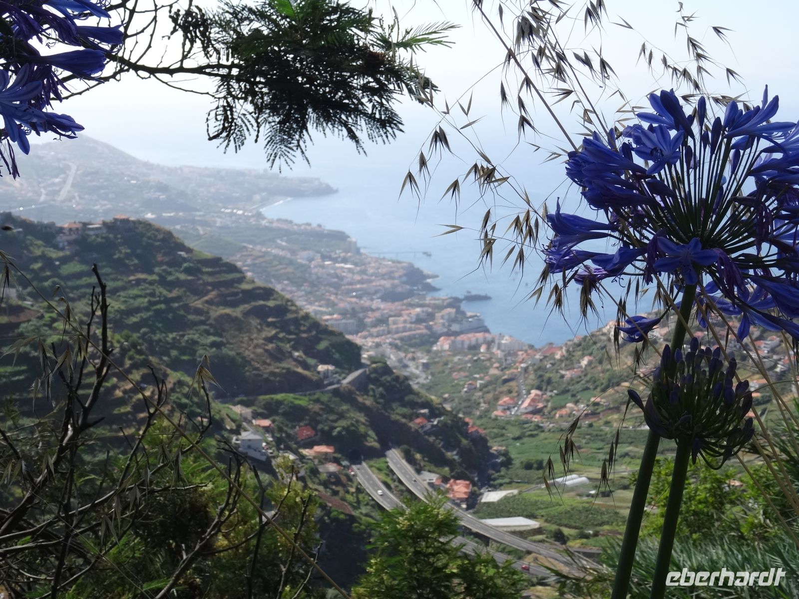 Levada Wanderung - Blick auf Camara de Lobos