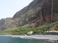 Faja dos Padres vom Atlantik aus gesehen