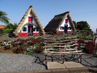 Santana und seine strohbedeckten Häuschen