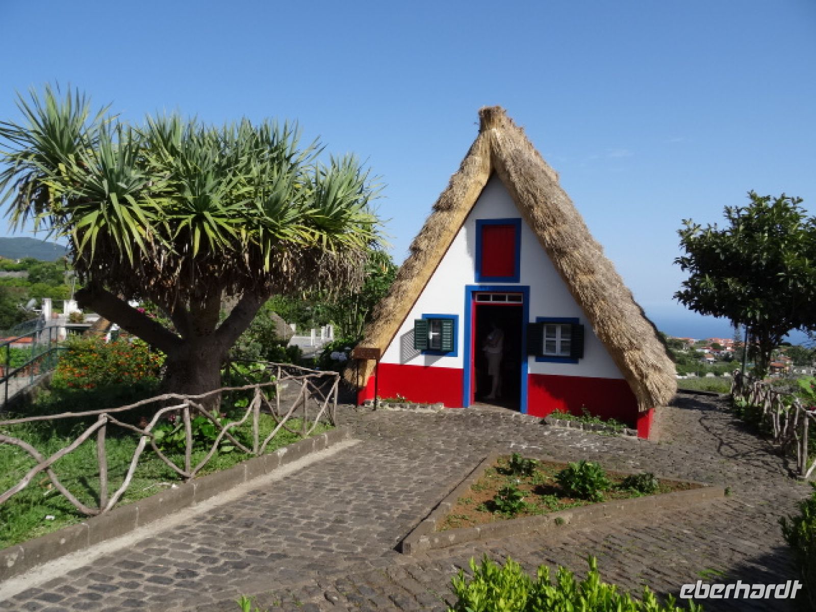 Santana und seine strohbedeckten Häuschen