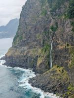 Wasserfall Veu da Novia (Brautschleier) nahe Porto Moniz/Madeira