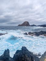 Aussicht von den Lavabecken in Porto Moniz/Madeira