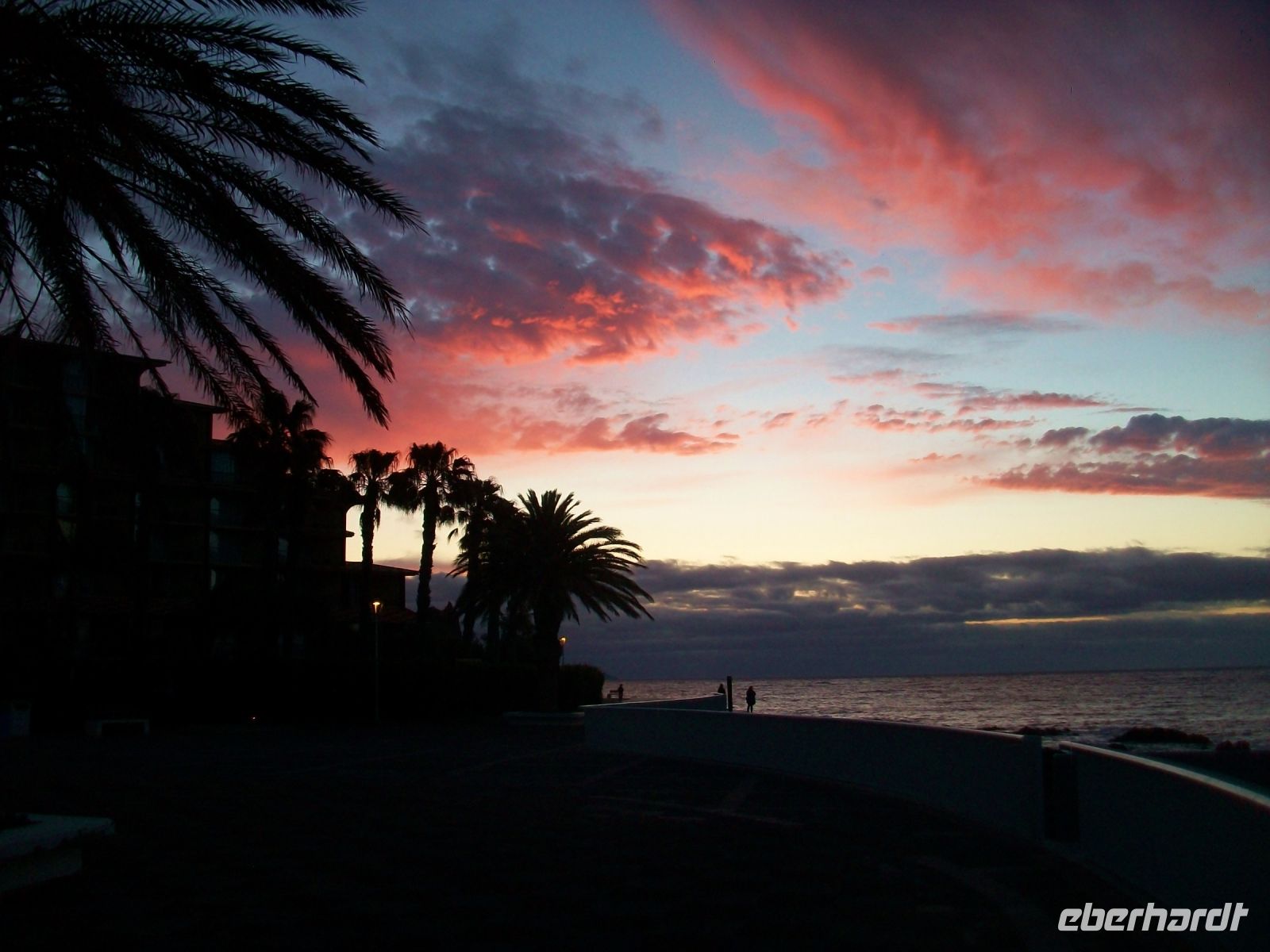 Abendstimmung am Hotel