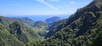 Blick zum Adlerfelsen an der Nordküste