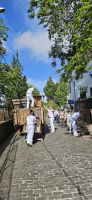 Entladung der Korbschlitten