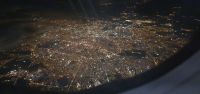 Paris von oben beim Rückflug