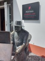 Statute Churchill in Camara de Lobos
