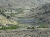 ausgetrockenter Stausee auf Porto Santo