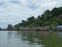 060 Salak, Malaiisches Fischerdorf, Santubong, Kuching Wetlands Nationalpark, Borneo, Malaysia