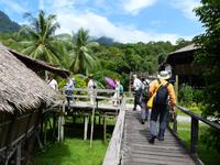070 Bidayuh Langhaus, Sarawak Cultural Village, Damaii, Borneo, Malaysia