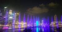 Lichtershow am Marina Bay, Singapur