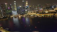 Singapur, Marina Bay vom Skypark gesehen