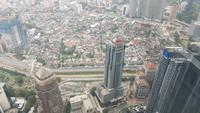Malaysia, Kuala Lumpur, Blick von der Plattform der Petronas Towers