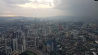 Malaysia, Kuala Lumpur, Blick von der Plattform der Petronas Towers