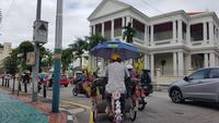 Malaysia, Penang, Trishawfahrt