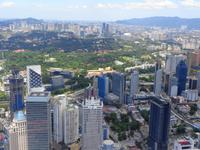 Rundreise Singapur & Malaysia, Stadtrundfahrt Kuala Lumpur, Blick vom Fernsehturm