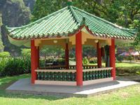 Rundreise Singapur & Malaysia, Kek Lok Tong Cave Temple, Garten