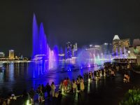 Singapur - Abendspaziergang (Marina Bay Sands Light and Water Show)