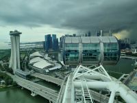 Singapur - Fahrt mit dem Singapore-Flyer...