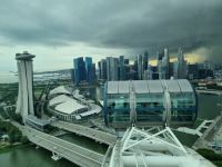 Singapur - Fahrt mit dem Singapore-Flyer...