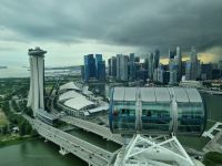 Singapur - Fahrt mit dem Singapore-Flyer...