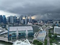 Singapur - Fahrt mit dem Singapore-Flyer...