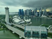 Singapur - Fahrt mit dem Singapore-Flyer...