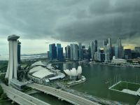 Singapur - Fahrt mit dem Singapore-Flyer...