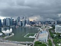 Singapur - Fahrt mit dem Singapore-Flyer...