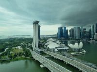Singapur - Fahrt mit dem Singapore-Flyer...