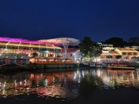 Singapur - Abendstimmung am Clarke Quay