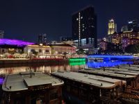 Singapur - Abendstimmung am Clarke Quay