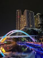 Malakka - Abendspaziergang entlang des Melaka-Rivers...