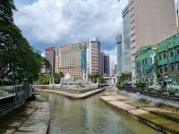 Kuala Lumpur - Jamek Moschee am Zusammenfluss von Klang und Gombak River