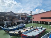 Insel Penang - Georgetown (Rikschafahrt mit Stopp am Wasserdorf Chew Jetty)