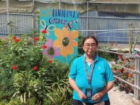 Cameron Highlands, Butterfly Park, Reiseleiterin Loh