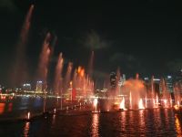Singapur, Lichtershow vor dem Barina Bay Sands Hotel