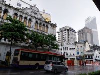 Regen in Kuala Lumpur, Malaysia