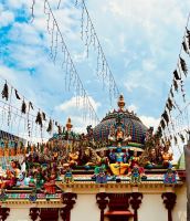 Indischer Tempel in Singapur 