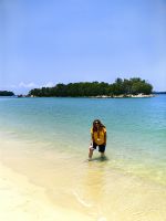 Das Wasser lädt zum Baden ein auf Sentosa Island