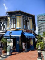 Fassaden aus der Kolonialzeit in Kampong Glam