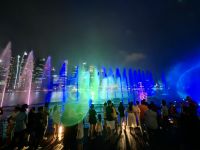 Wasserlichtshow in Singapur
